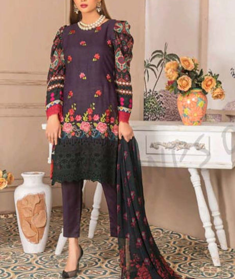 Ayzal Chikankari Linen'21 A#1 Vol-84