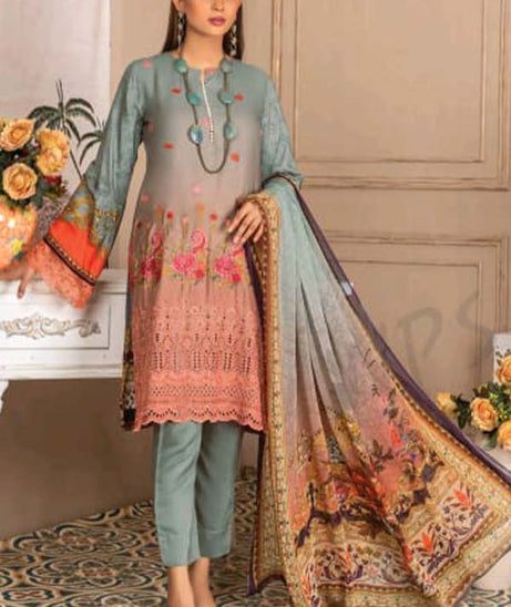 Ayzal Chikankari Linen'21 A#5 Vol-84