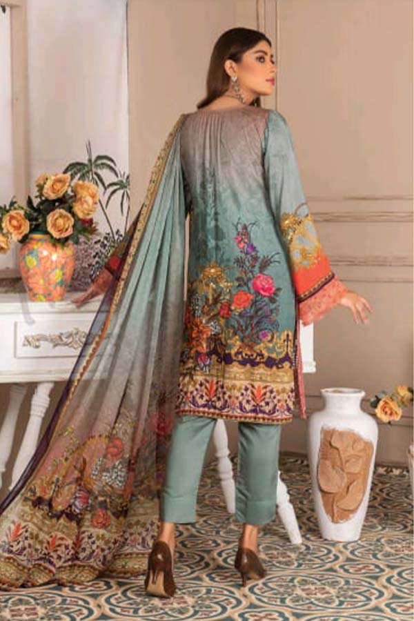 Ayzal Chikankari Linen'21 A#5 Vol-84