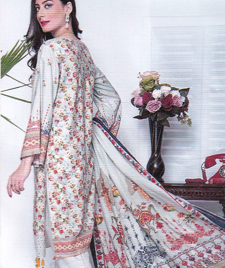 Ayzal D/Chikankari Linen`21 A#5 (Vol-52)