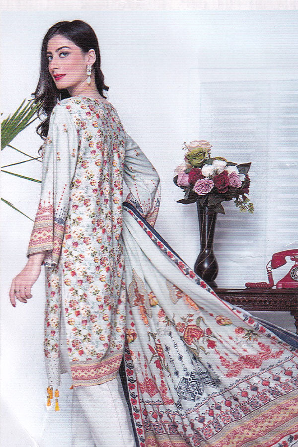 Ayzal D/Chikankari Linen`21 A#5 (Vol-52)