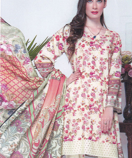 Ayzal D/Chikankari Linen`21 A#6 (Vol-52)