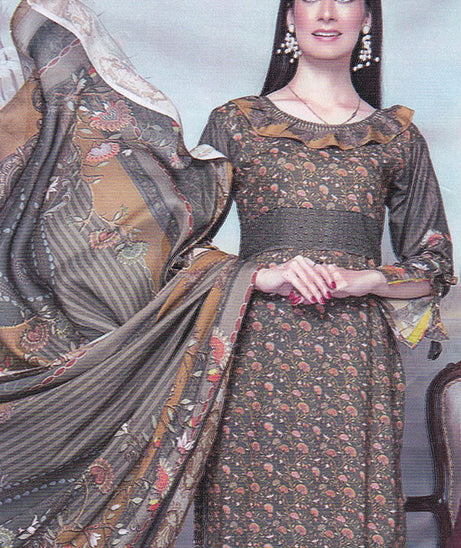 Ayzal D/Chikankari Linen`21 A#7 (Vol-52)