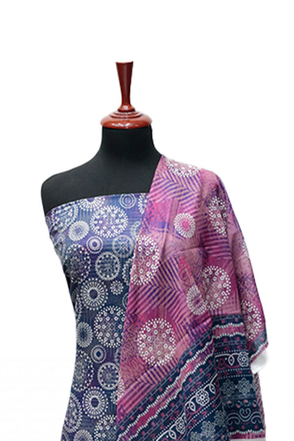 Ayzal Print Lawn`25 D#204 (White)