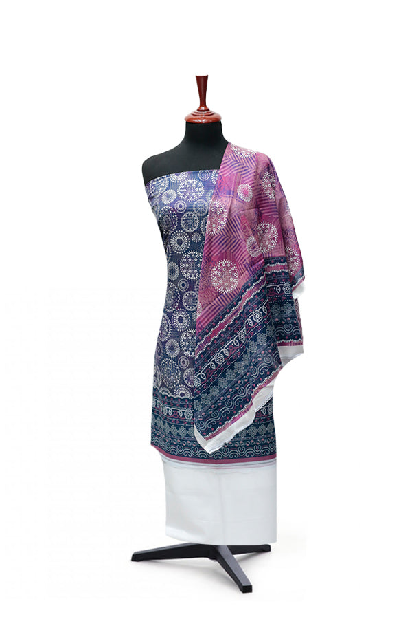 Ayzal Print Lawn`25 D#204 (White)