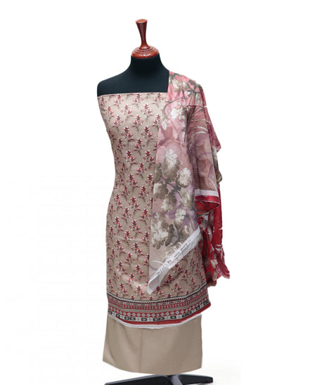 Ayzal Print Lawn`25 D#207 (L Brown)