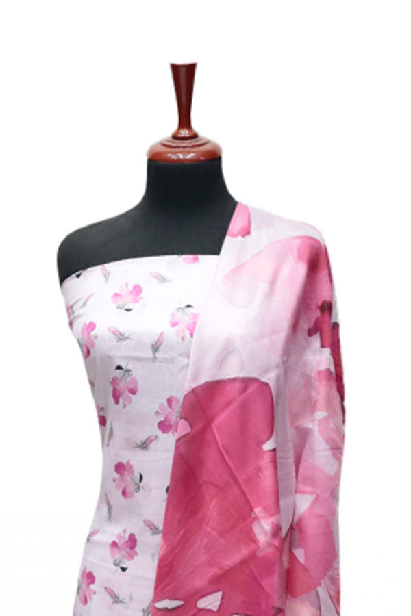 Ayzal Print Lawn`25 D#211 (B Pink)