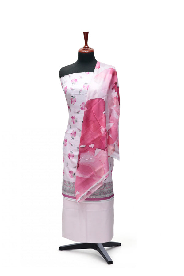 Ayzal Print Lawn`25 D#211 (B Pink)