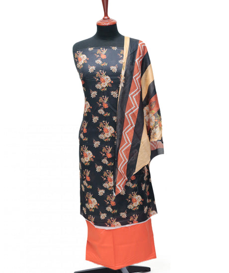 Ayzal Print Lawn`25 D#67 (Rust)
