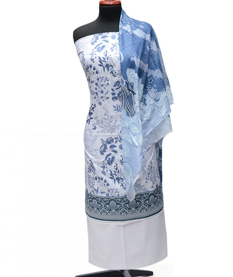 Ayzal Print Lawn`25 D#208 (Lilac)