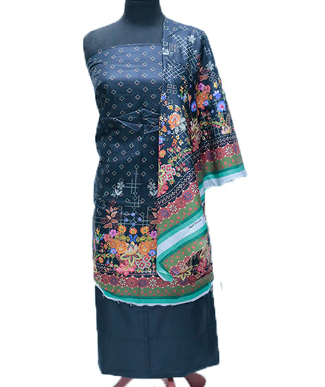 Ayzel Fatima Digital Linen'24 D#1314 (Black)