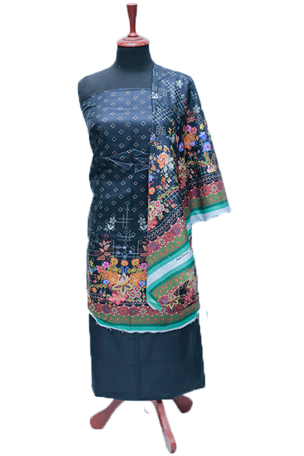 Ayzel Fatima Digital Linen'24 D#1314 (Black)