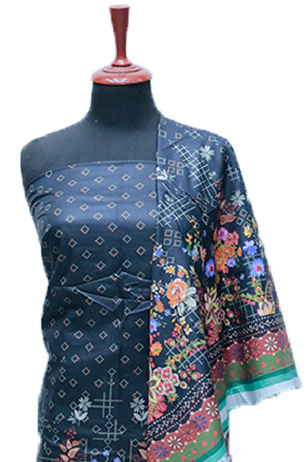 Ayzel Fatima Digital Linen'24 D#1314 (Black)