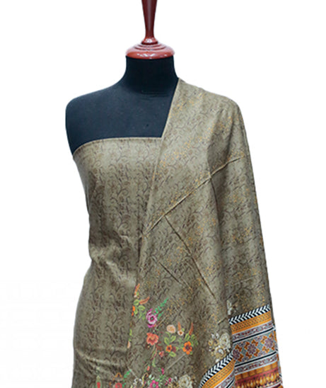 Ayzel Fatima Digital Linen'24 D#1315 (Mehndi)