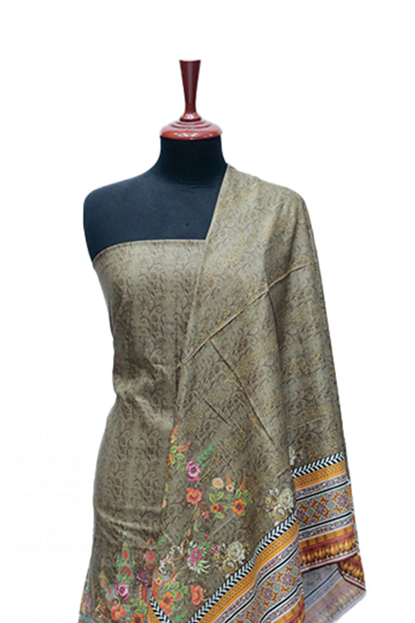 Ayzel Fatima Digital Linen'24 D#1315 (Mehndi)