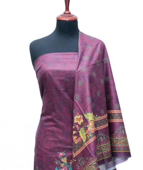 Ayzel Fatima Digital Linen'24 D#1320 (Maroon)