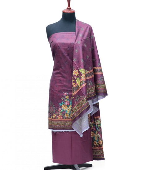 Ayzel Fatima Digital Linen'24 D#1320 (Maroon)