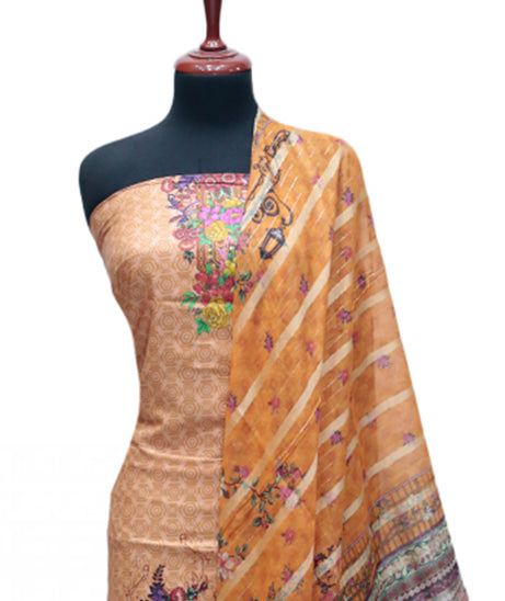 Ayzel Fatima Digital Linen'24 D#1327 (Orange)