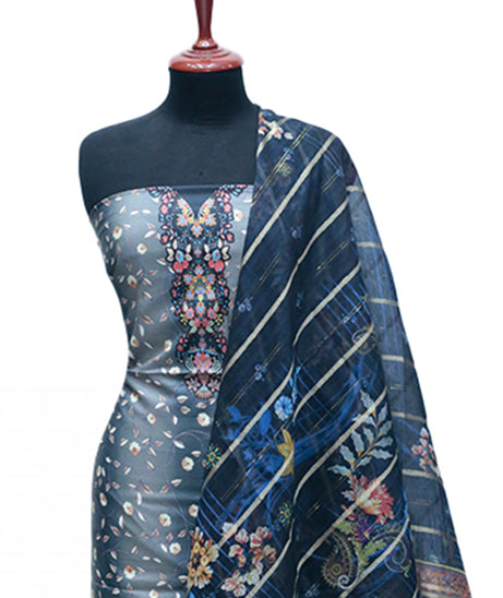 Ayzel Fatima Digital Linen'24 D#1329 (Grey)