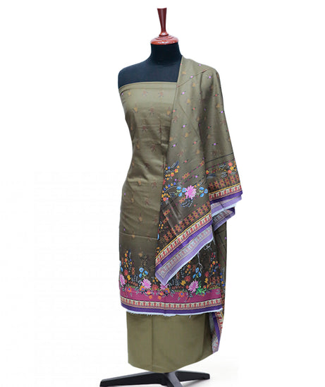 Ayzel Fatima Digital Linen'24 D#1362 (Mehndi)