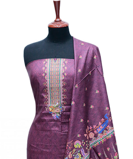 Ayzel Fatima Digital Linen'24 D#1366 (Magenda)