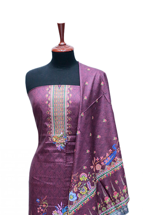 Ayzel Fatima Digital Linen'24 D#1366 (Magenda)