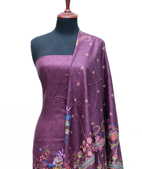 Ayzel Fatima Digital Linen'24 D#1366 (Maroon)