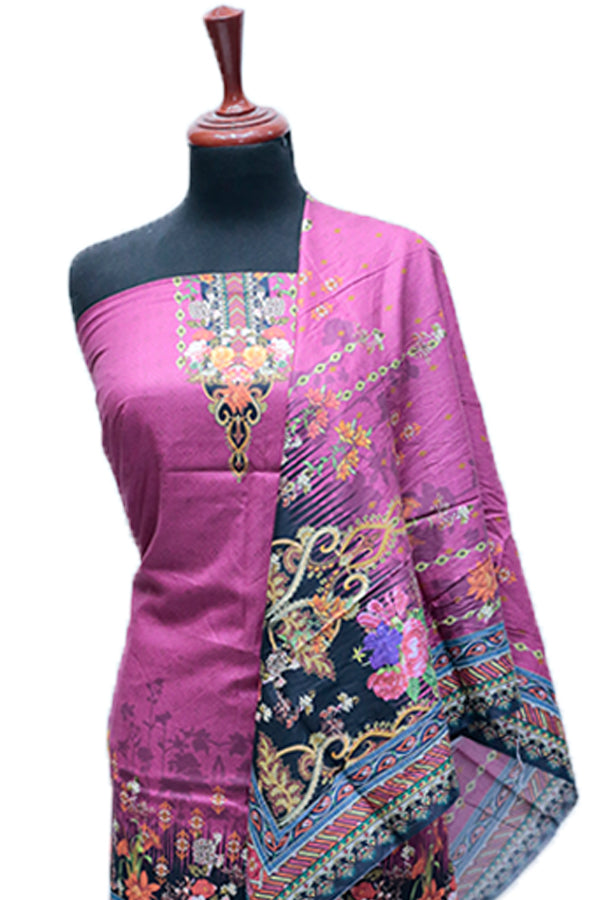 Ayzel Fatima Digital Linen'24 D#1370 (D Pink)