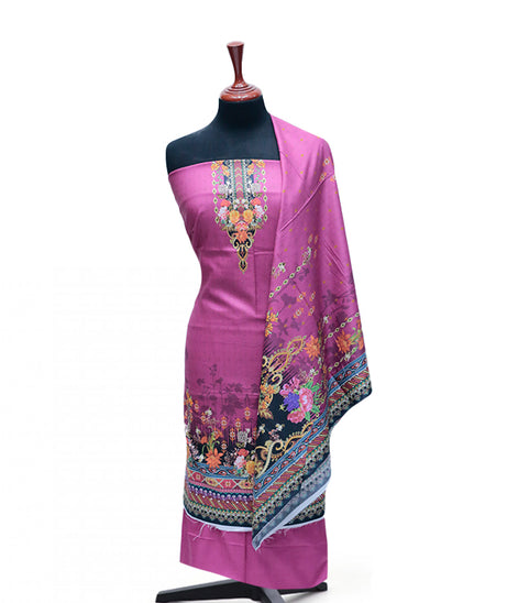 Ayzel Fatima Digital Linen'24 D#1370 (Pink)