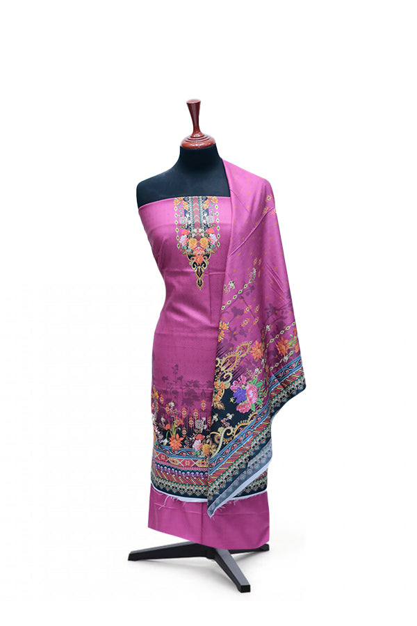 Ayzel Fatima Digital Linen'24 D#1370 (Pink)