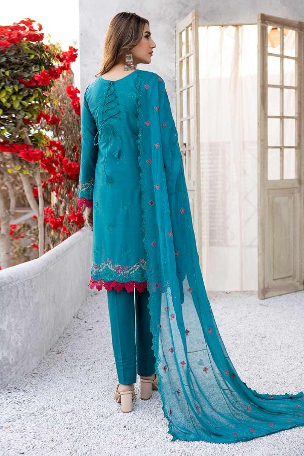 Aalaya Azure Premium Lawn`24 D#08