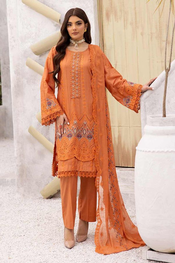 Aalaya Azure Premium Lawn`24 D#07