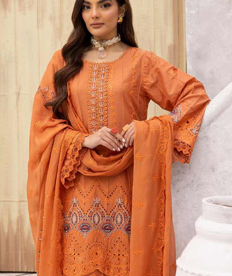 Aalaya Azure Premium Lawn`24 D#07