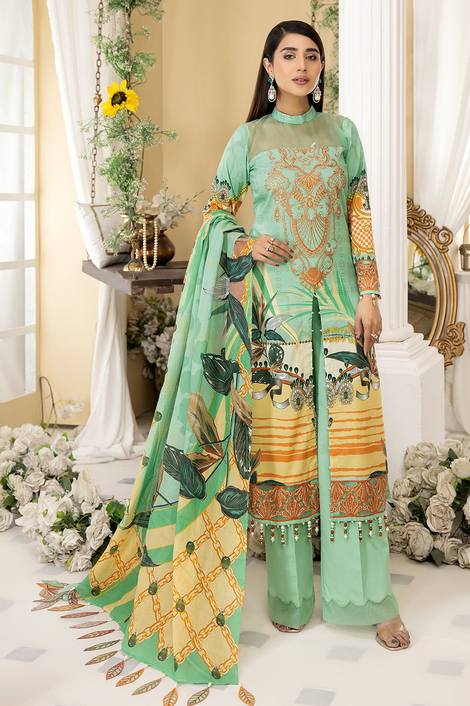 Mirha Dhanak Emb Lawn'22 D#3
