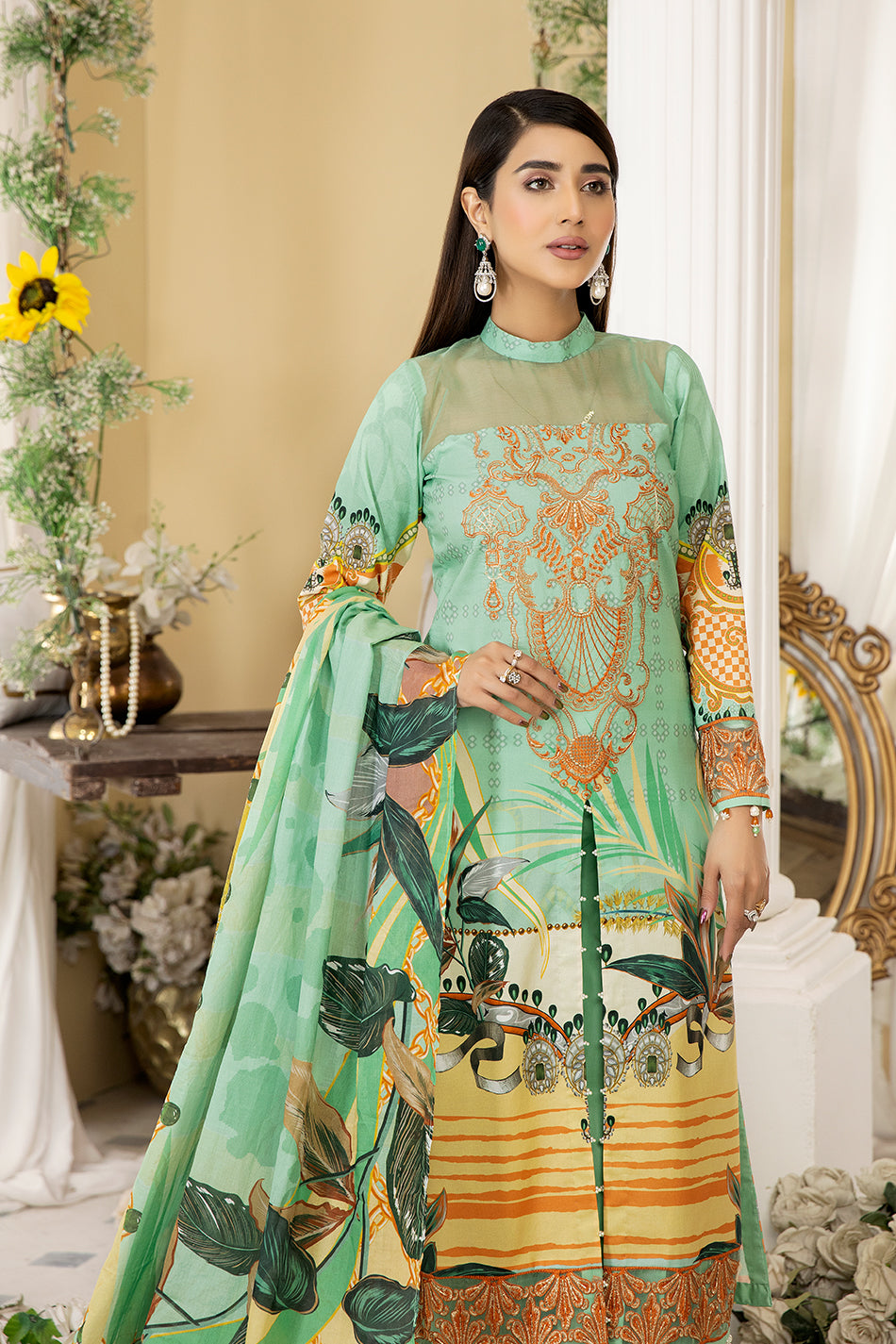 Mirha Dhanak Emb Lawn'22 D#3