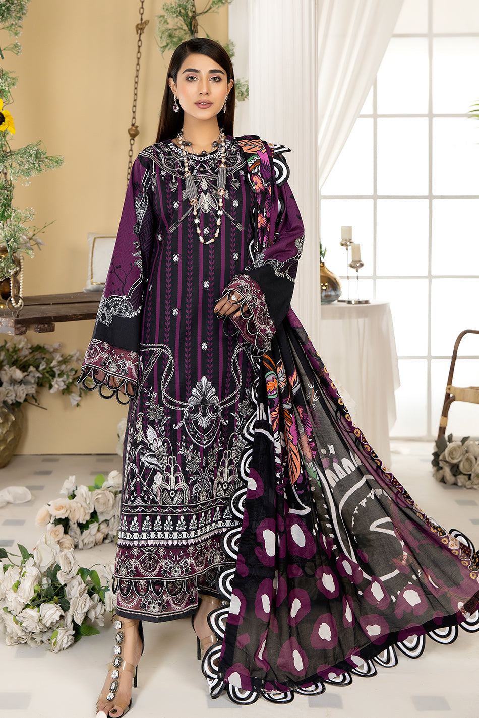 Mirha Dhanak Emb Lawn'22 D#8