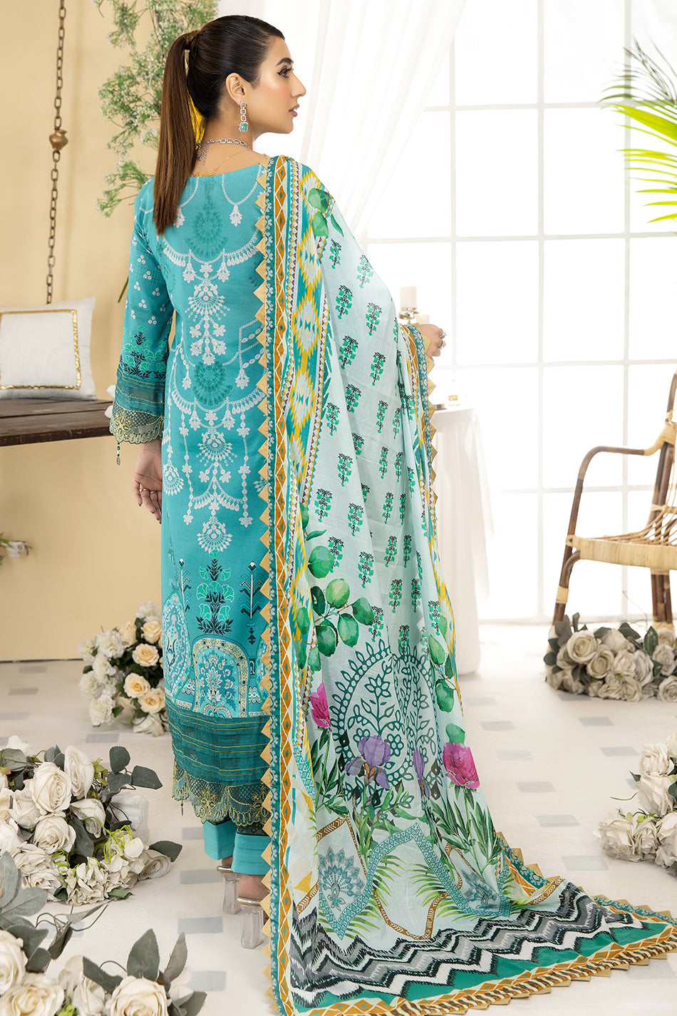 Mirha Dhanak Emb Lawn'22 D#7