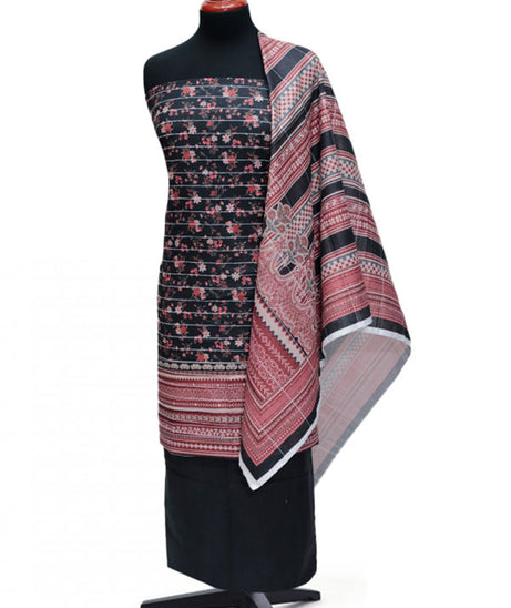 BA Print Khaddar'24 D#1 (BLACK)