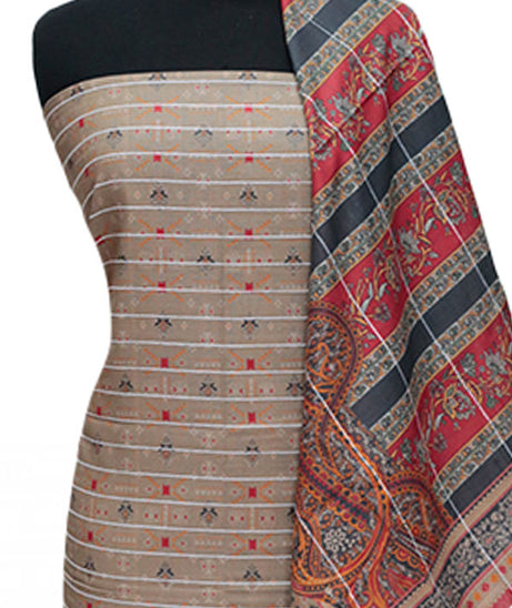 BA Print Khaddar'24 D#1 (CAMEL)