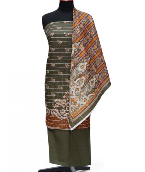 BA Print Khaddar'24 D#1 (M GREEN)