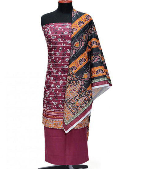 BA Print Khaddar'24 D#1 (MAROON)