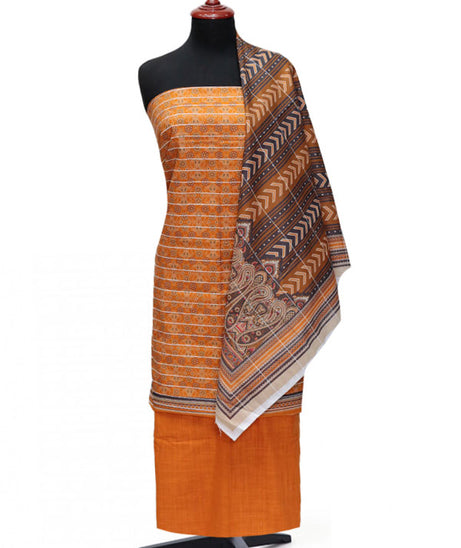 BA Print Khaddar'24 D#1 (ORANGE)