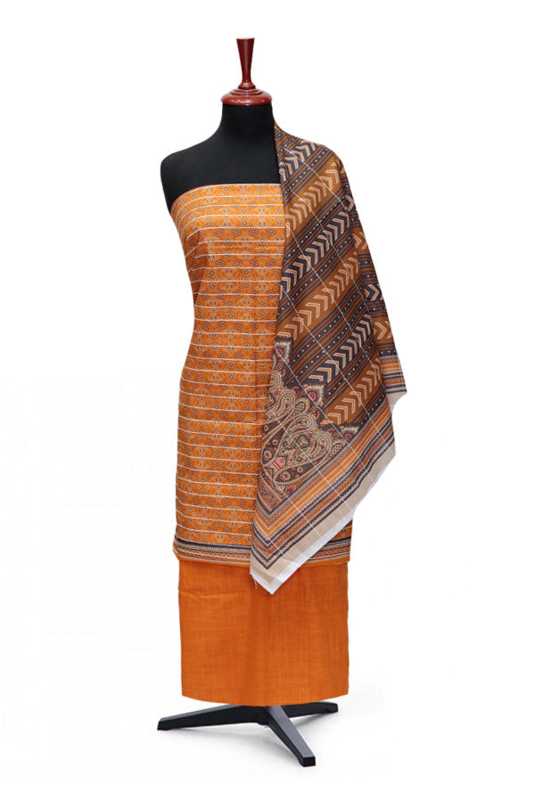 BA Print Khaddar'24 D#1 (ORANGE)