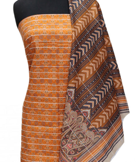 BA Print Khaddar'24 D#1 (ORANGE)