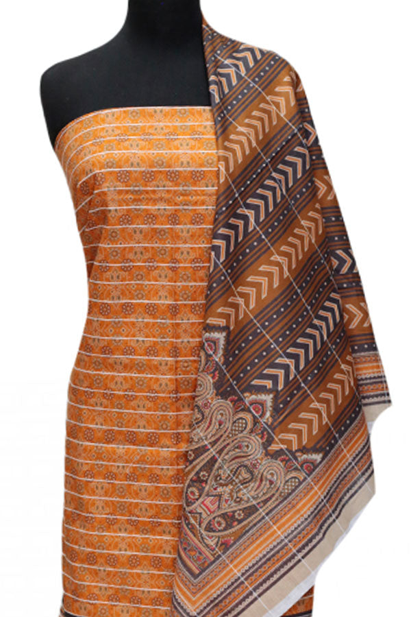 BA Print Khaddar'24 D#1 (ORANGE)