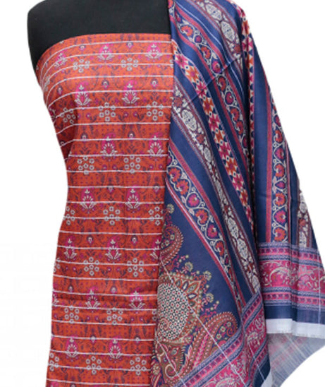 BA Print Khaddar'24 D#1 (RUST)