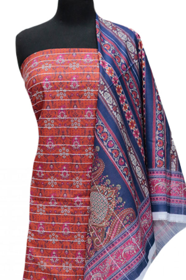 BA Print Khaddar'24 D#1 (RUST)