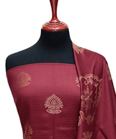 BA Viscose Jacqaurd`24 D#01 Maroon