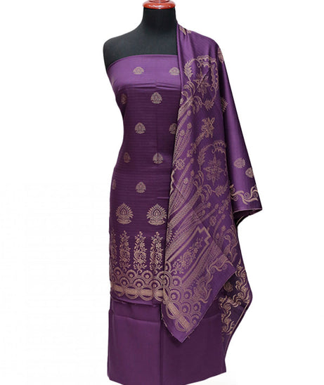 BA Viscose Jacqaurd`24 D#01 Purple