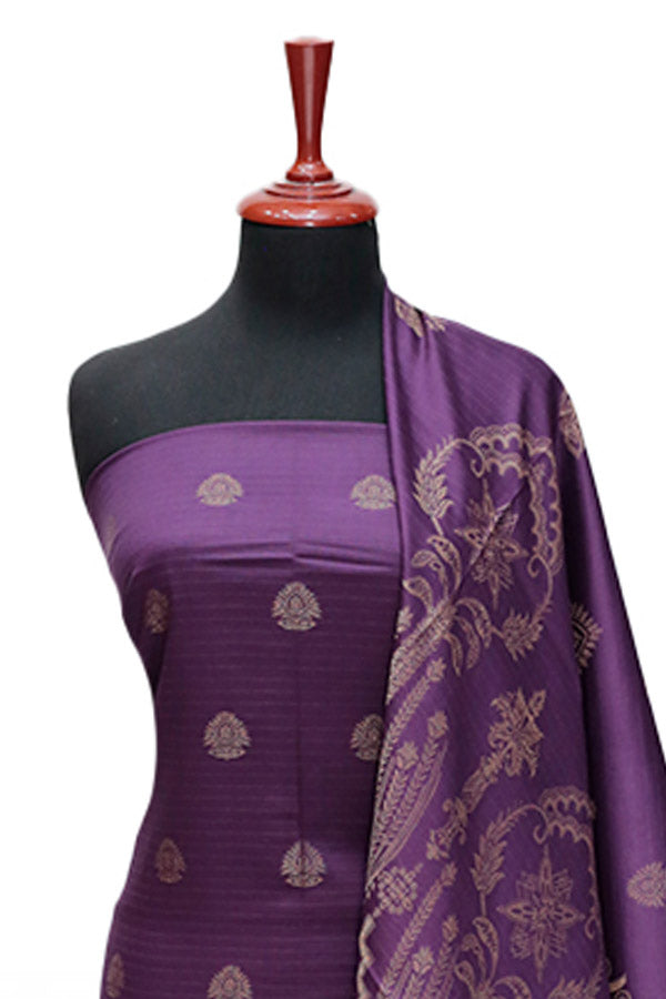 BA Viscose Jacqaurd`24 D#01 Purple